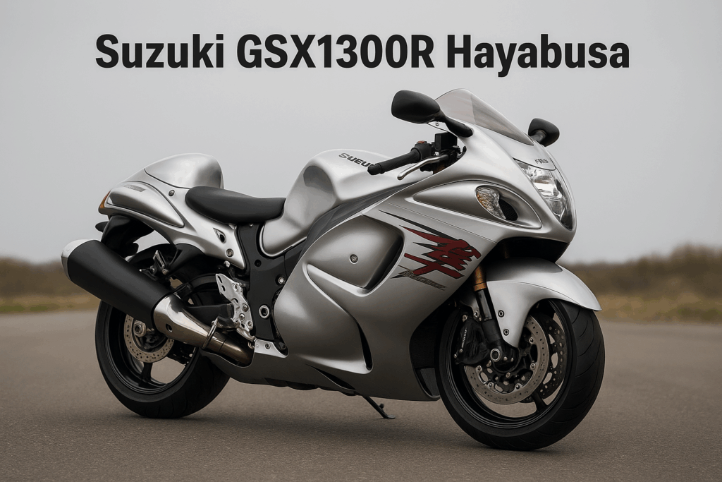 Suzuki Hayabusa GSX1300R race bike – best bike known for extreme speed and performance
