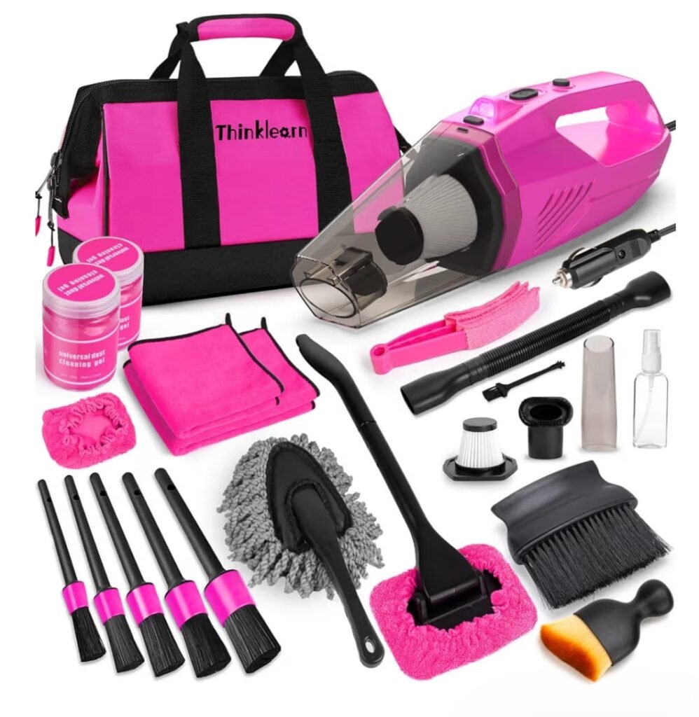 Car Vacuum Cleaner High Power" ya "Car Detailing Kit"